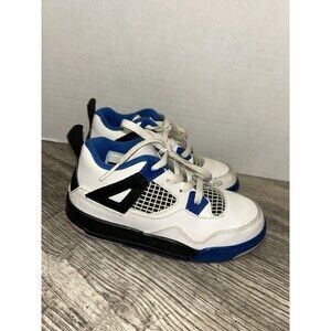 Nike Air Jordan 4 IV Retro Motorsports 308500-117 Kids Pre School Shoes size 10C